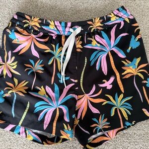 Chubbies Kids Black Tropical Swim Trunks